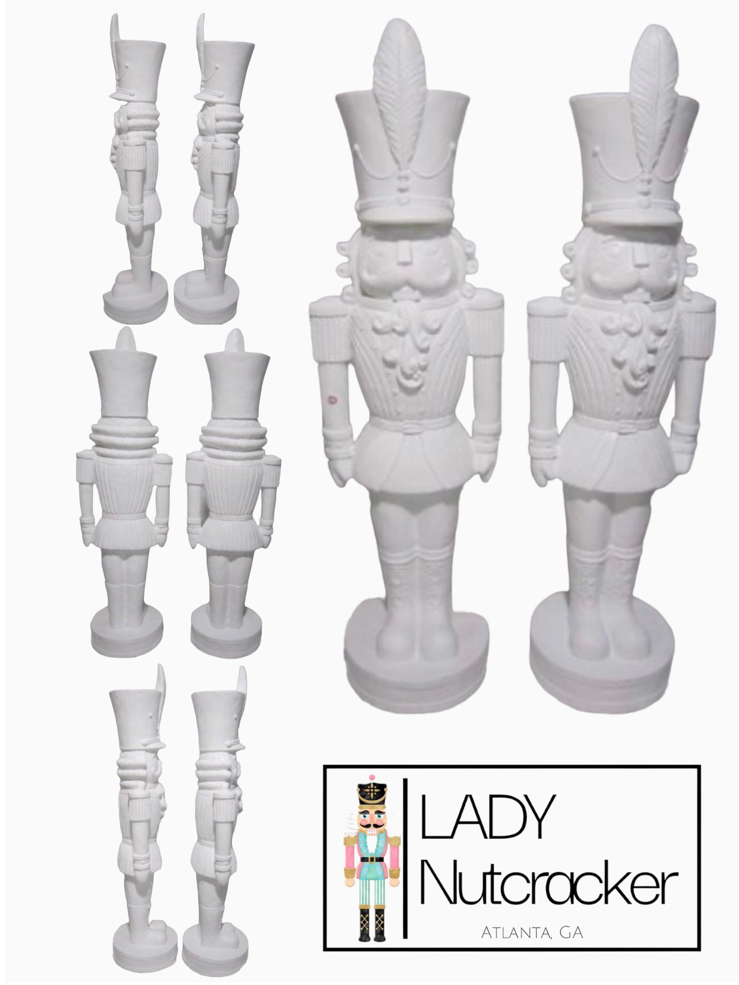 A Lady Classic Tophat Nutcracker- CUSTOMIZE